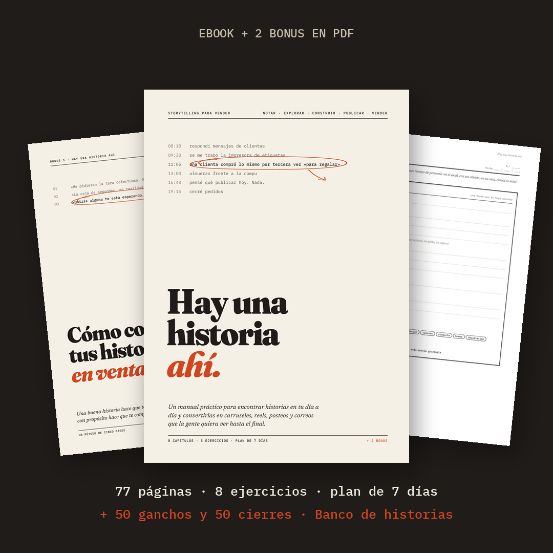 Ebook Hay una historia ahí